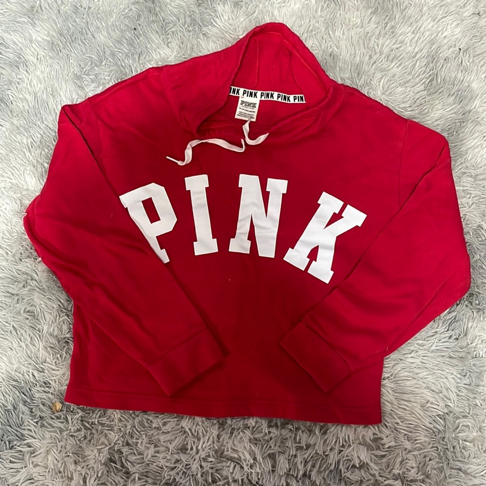 XS cropped PINK sweater